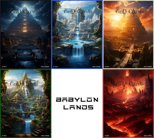 Set of Babylon Themed Lands